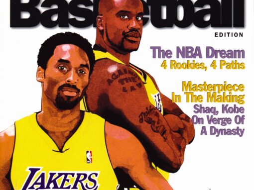 NBA greats, Kobe Bryant & Shaq Shaquille O’Neal for Athlon Sports magazine cover | 30 x 40in