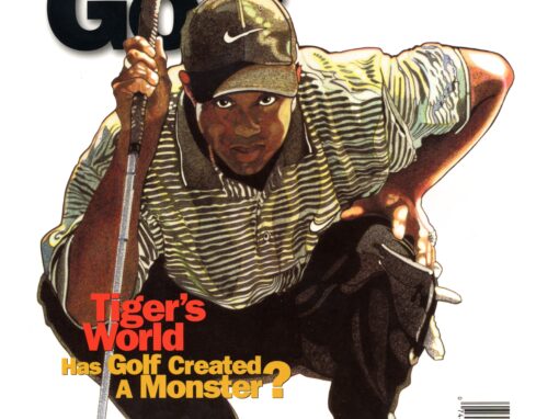 Tiger Woods magazine cover for Athlon Sports magazine cover